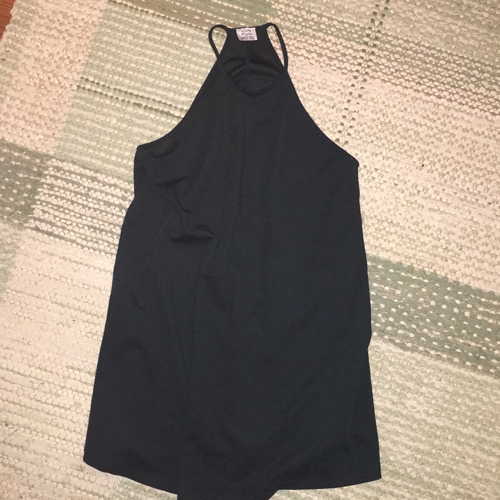 Dark green dress